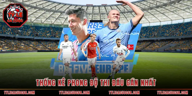 Thống kê phong độ thi đấu gần nhất